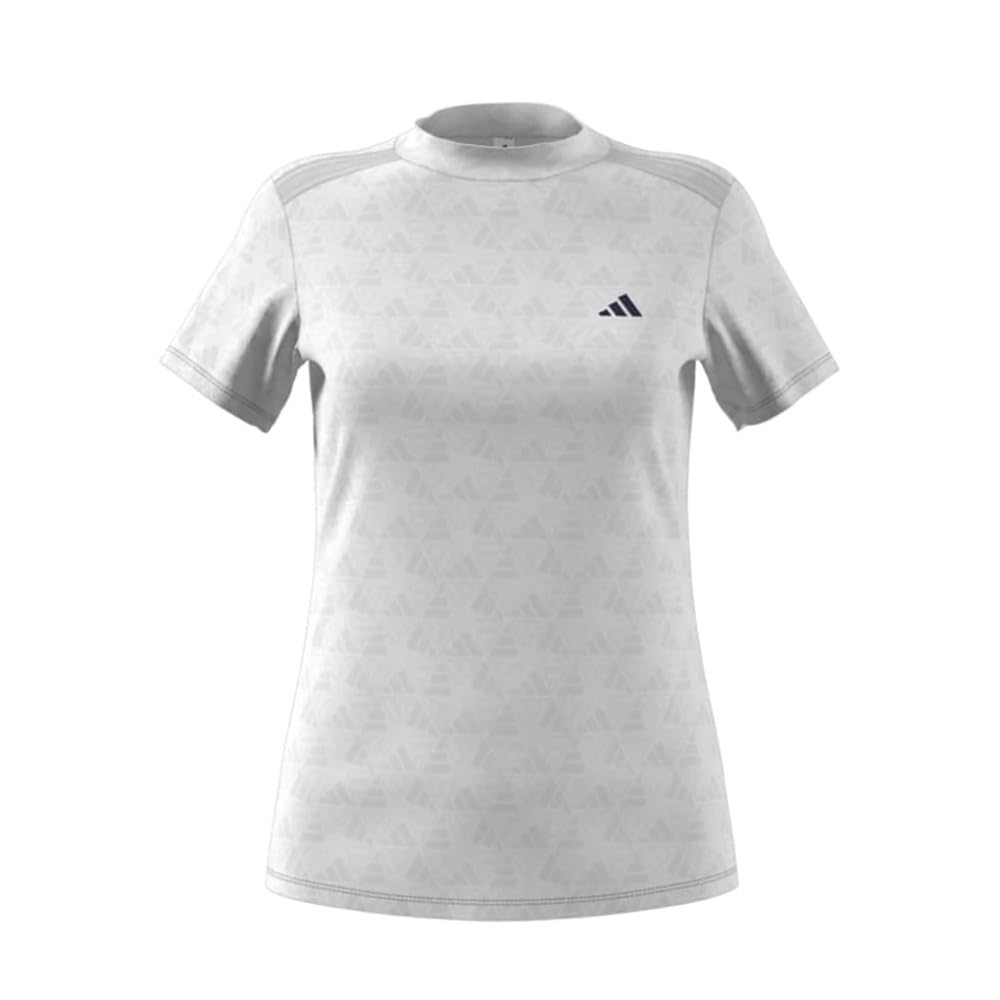 BOS logo debossed mock neck short sleeve shirt