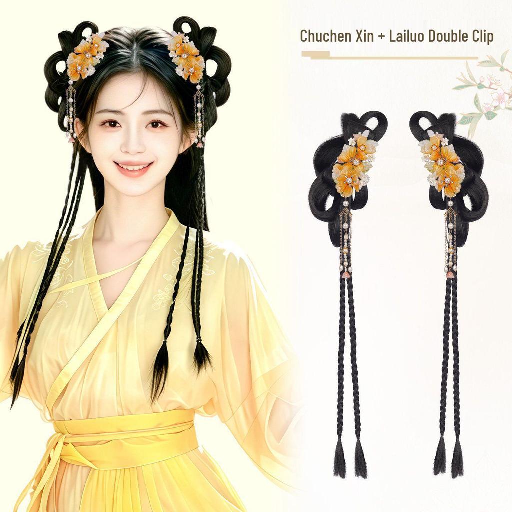 Ming Dynasty Hanfu Style Hair Bun Clip - Women's Ancient Style Wig Bun Accessory