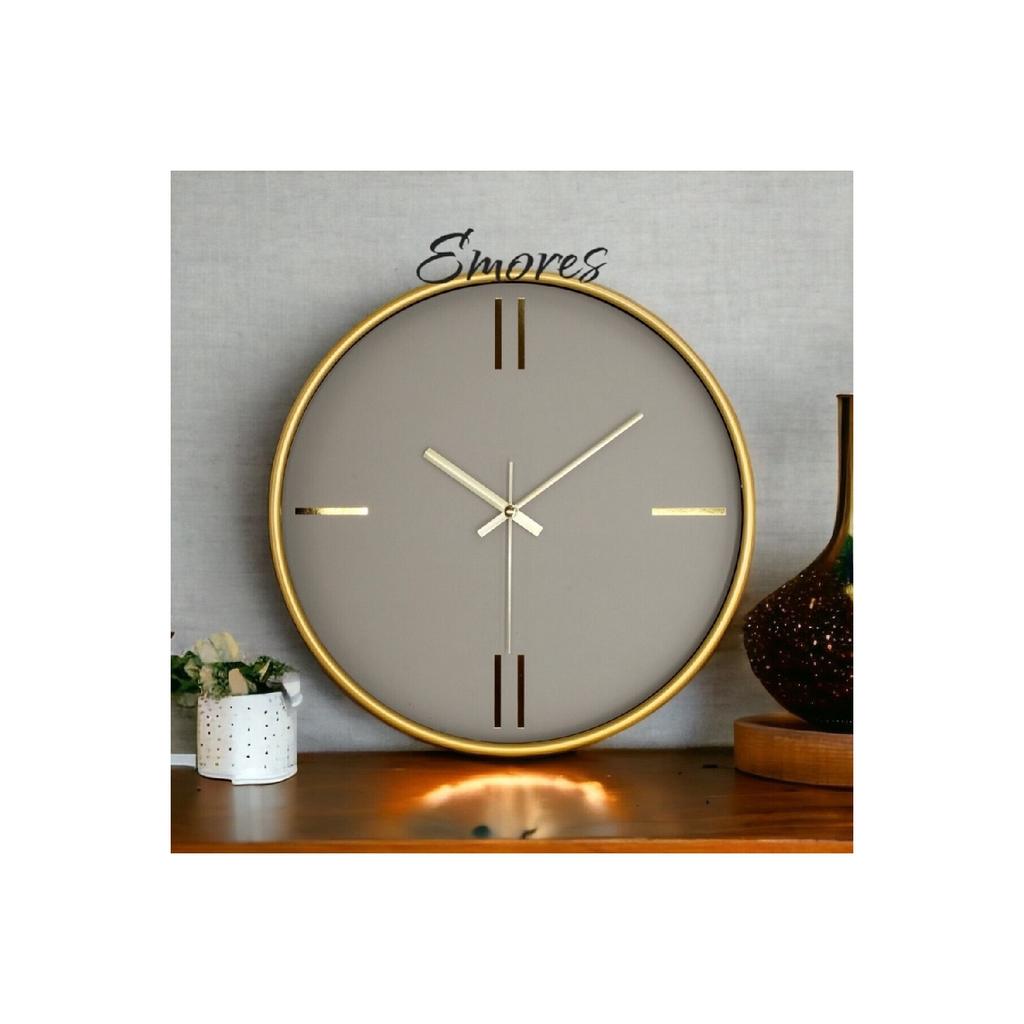 30 cm Wanduhr aus echtem Glas mit geräuschlosem Mechanismus