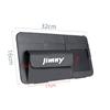 InnoWave Car Sun Visor Pocket Compatible with Car Storage Bag with Multifunctional Leather Storage Black Jimny, Pockets, Holder,
