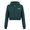 Jack Wills Womens/Ladies Script Cropped Full Zip Hoodie