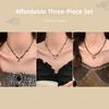 New Chinese Style Black Lion Necklace Women's Sweater Chain Fashionable Cool Luxury Minimalist Retro Titanium Steel Pendant