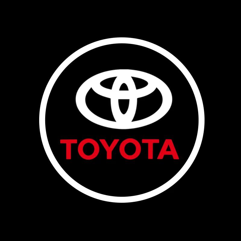 

2026 Новые светодиодные HD проекторы логотипа двери автомобиля Toyota, приветственные огни, для Toyota Corolla Yaris Aygo Prius Camry Auris Avensis T