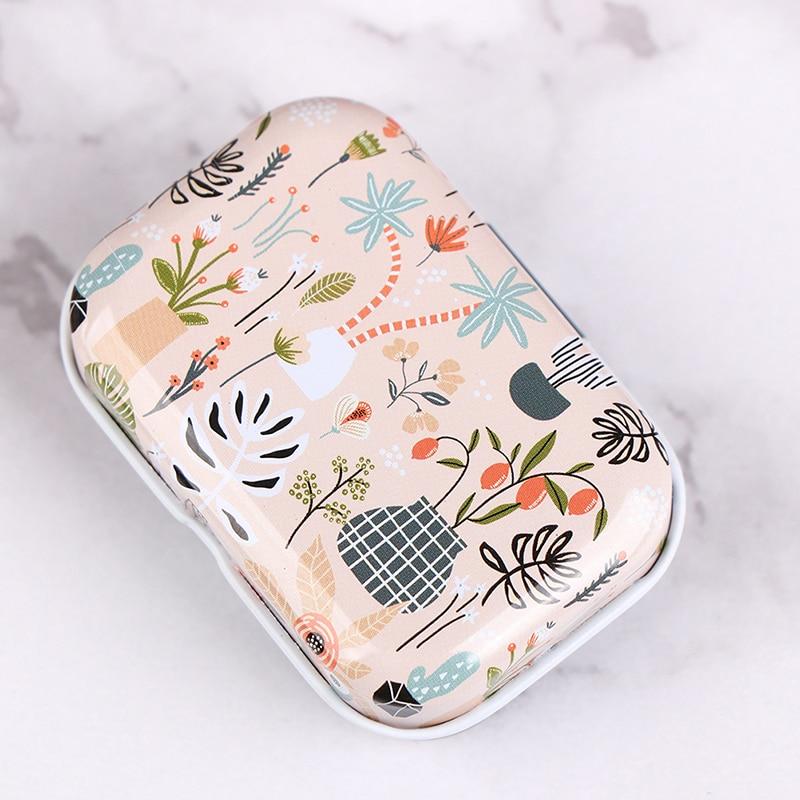 Colorful Mini Tin Box Sealed Jar Packing Boxes Jewelry, Candy Box Small Storage Boxes Cans Coin Earrings, Headphones Gift Box