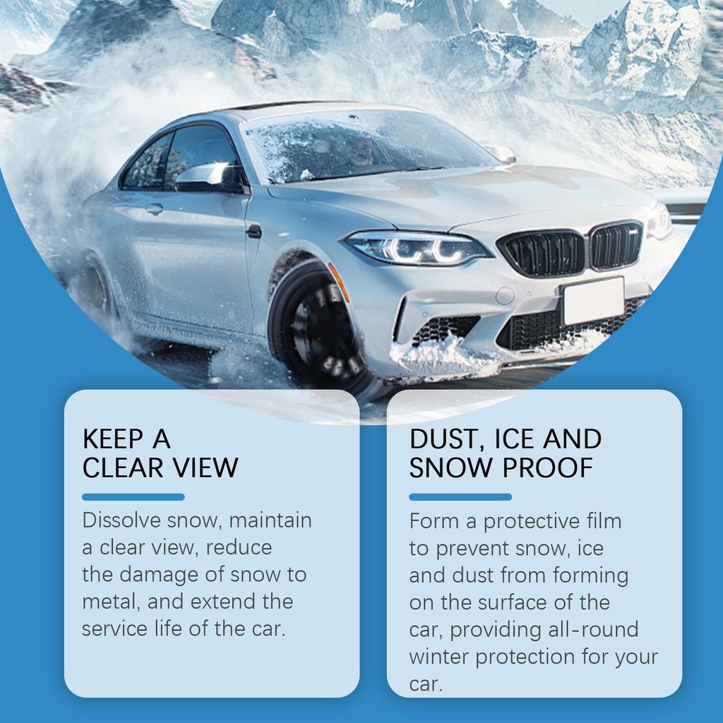 Car ,icing agent, convenient spray for cleaning, melting, and ,icing snow and ice car , 120ml