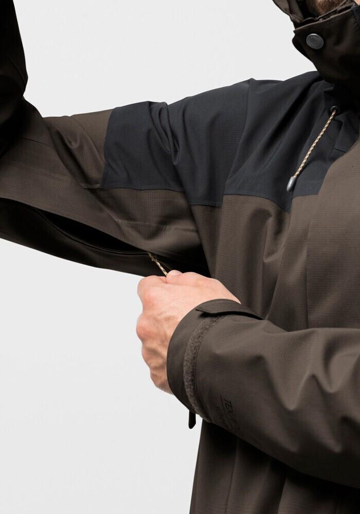 Куртка Jack Wolfskin Kammweg 2L Jacket M Men cold coffee