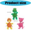 Portable And Washable Cotton Rope Dog Toy Squeaking Dog Chew Toy Mop Shape Dog Teeth Cleaning Toy