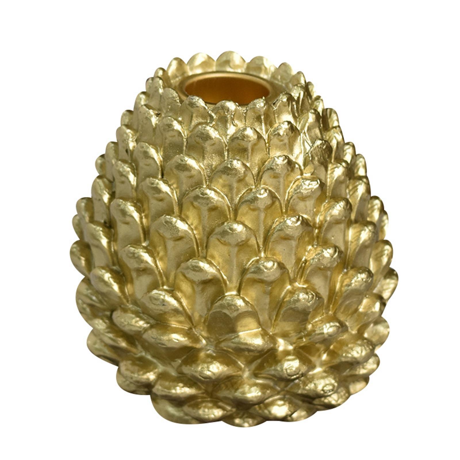 

Поделки из смолы Подсвечник Имитация Золота Праздничная Рождественская Атмосфера Аксессуары Декоративные One Size