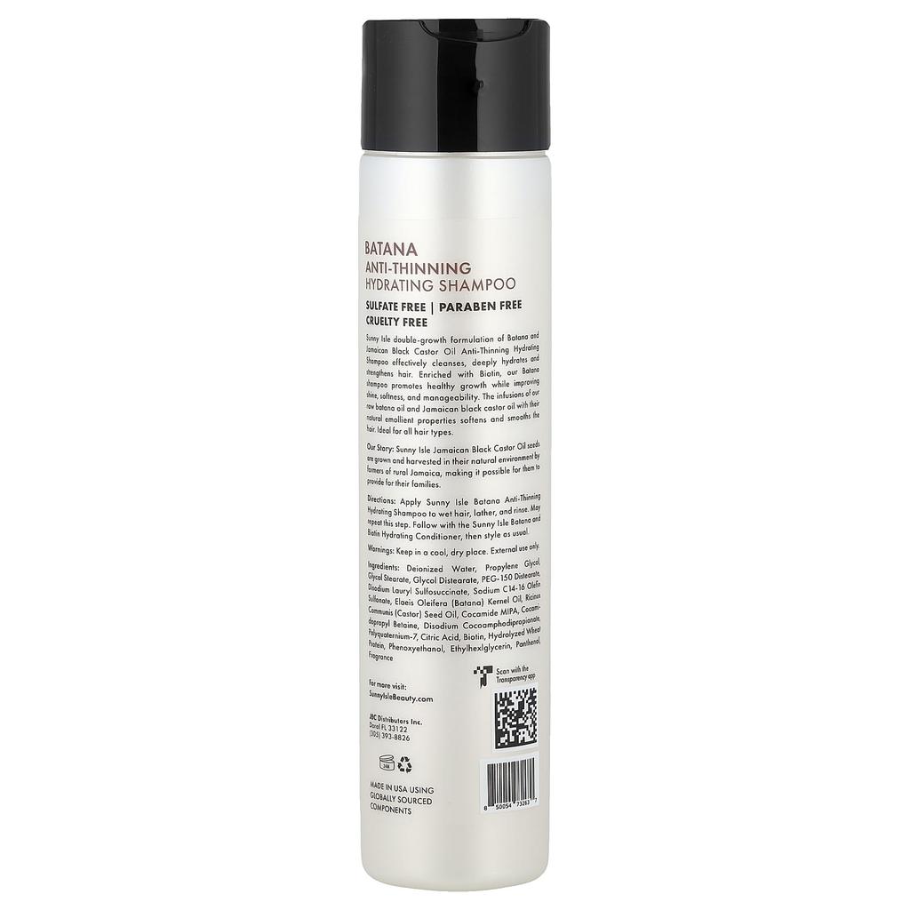 Sunny Isle Natana Anti-Thinning Hydrating Shampoo, 298ml (10.1fl Oz)