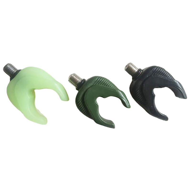 1 Stück Angelrutenhalter Karpfenangelrutenhalter Kopf Silikon Rutenendhalter Greifer für Angelalarm und Buzz Bar