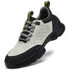 Men's Premium Leather Sneakers Comfortable Gym Shoes Non-Slip Jogging Training Shoes 2025 New Men Flats Walking Shoes