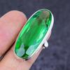 Tsavorite Gemstone Handmade 925 Sterling Silver Jewelry Ring Size 6 B5C55