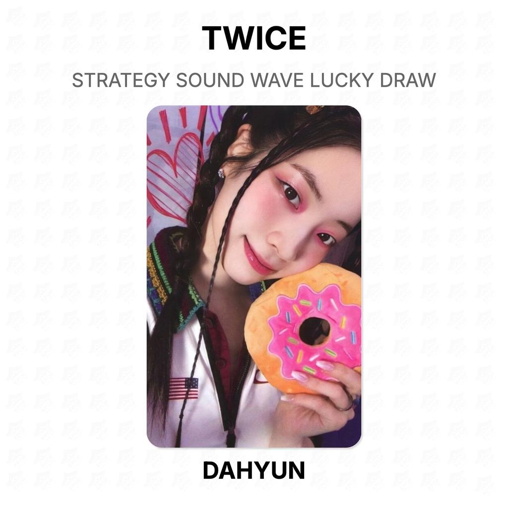Twice STRATEGY ONDA SONORA SORTEIO OFICIAL Fotocarteira Oficial