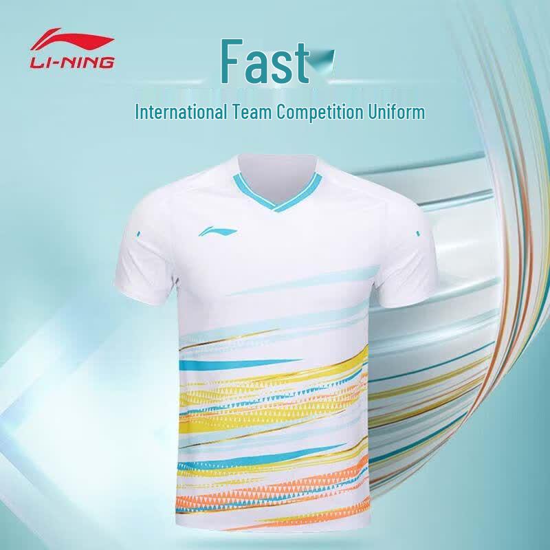 Li-Ning Men s Badminton Quick-Dry V-Neck T-Shirt