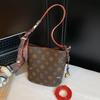 2025 Retro Print Large Capacity Crossbody Bucket Handbag