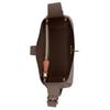 Coach Hadley 20 Logo Reißverschluss Dunkle Tasche Leder Schulter Crossbody Tasche Kleine Damen Taschen Braun CAL60-IMV2R