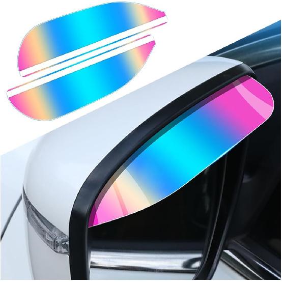 Car Mirror Rain Visor Eyebrow, Vehicle Rear View Mirror Rain Visor Guard, Automotive Exterior Side Mirror Rain Protection Cover Decor Accessories,