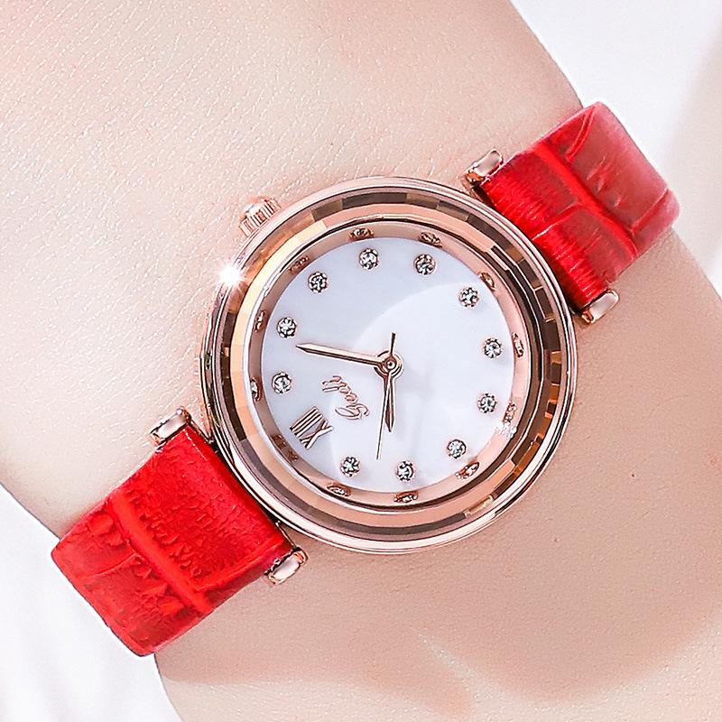 Retro Literary Girl Xiaoqing Versatile Watch Female Middle School Student Simple Trend