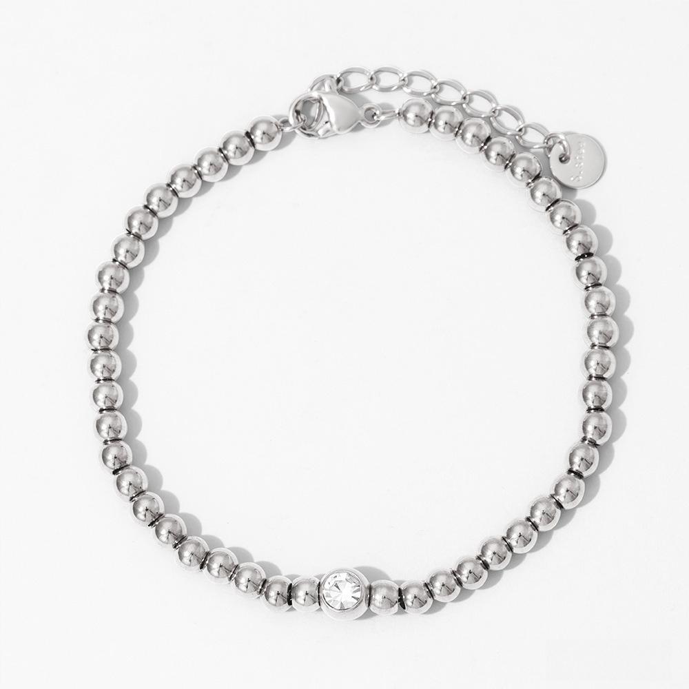 Fashionable Stainless Steel Plated Multi Layer Stackable Bracelet Elegant Versatile Jewelry for Women