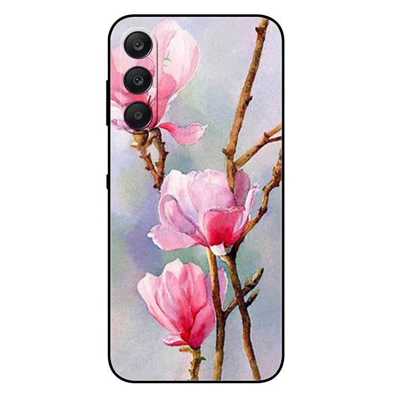 For Samsung A17 5G Case Black Silicone Soft Fashion Animal Back Cover For Samsung Galaxy A17 5G TPU Coque Cute Protective Bumper