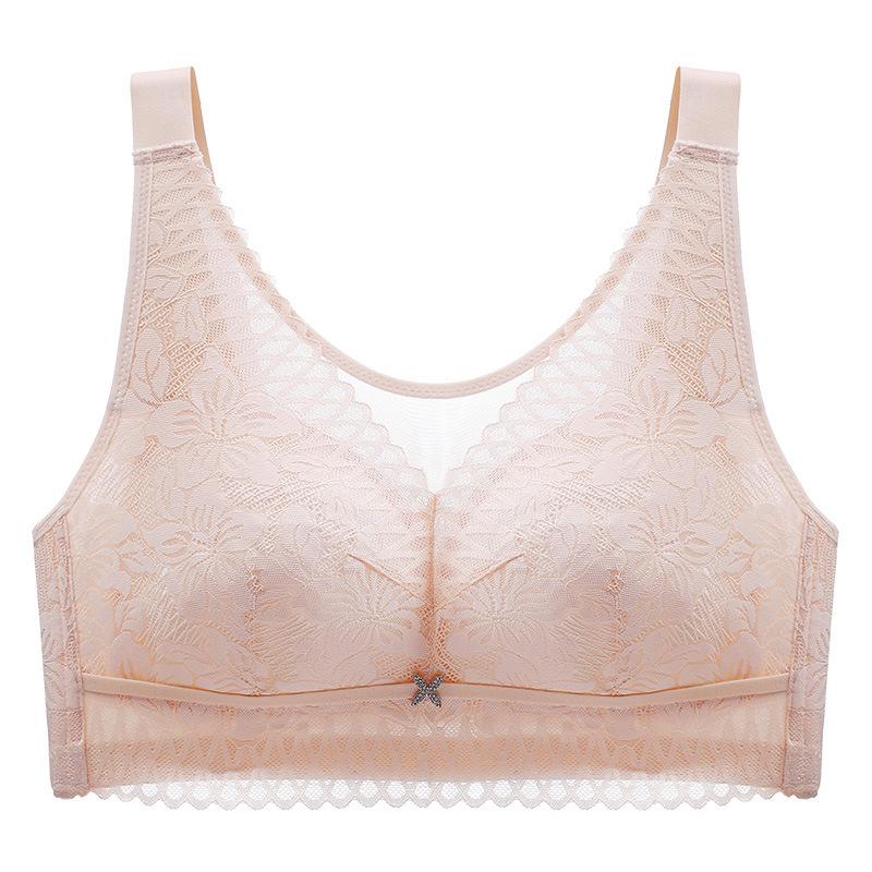 

Large size ultra-thin bra close sub-breasts, anti-sagging adjustment type, anti-light, large breasts gather underwear women 46/105D