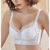 Lace Lingerie for Women Medium Thickness Push-up Supports Side Breasts Anti-sagging Shaping Bra Wire-free Sexy Bra
