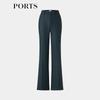 PORTS Women's Wool Blend Straight-Leg Pants