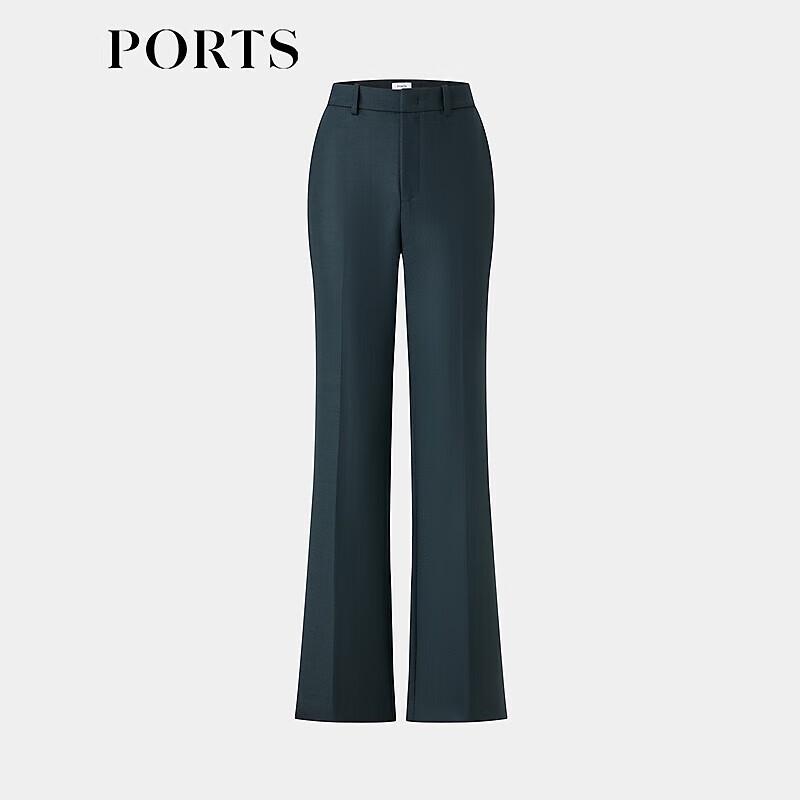 PORTS Women's Wool Blend Straight-Leg Pants