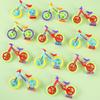 12Pcs DIY Mini Bicycle Assembly Toy Plastic Bicycle Model Educational Simulation