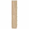 2 Piece Cabinet Set in Sonoma Oak Finish 33 x 34.5 x 87 cm Particleboard
