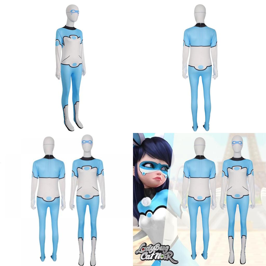 Miraculous Girl Bunnyx Cosplay Costume With Polyester Material For Role Play And Stage
