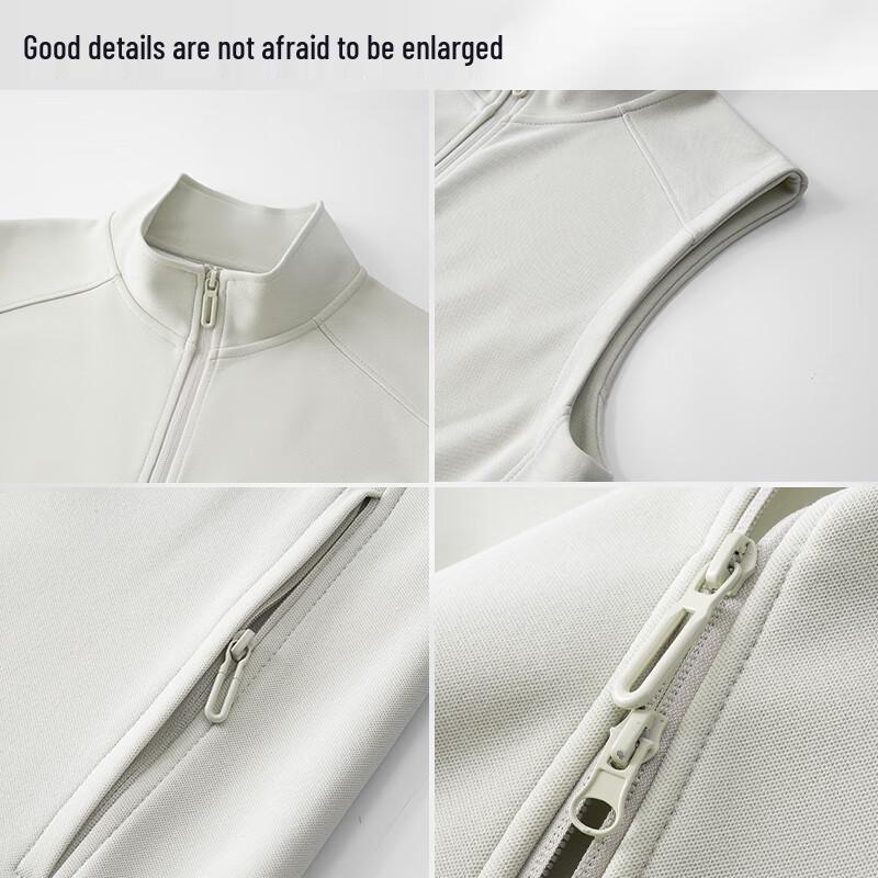 Unisex Stand-Collar Zipper Workwear