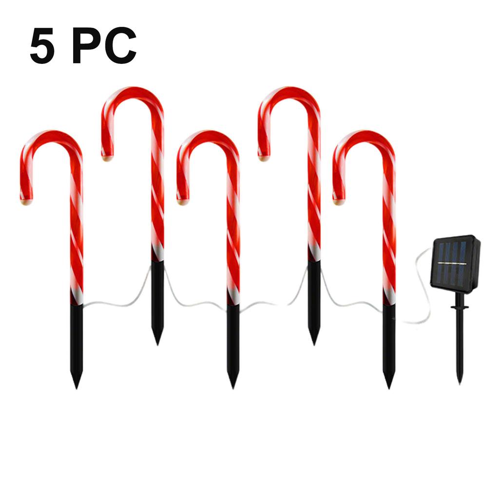 Solar Cane Light LED Waterproof Battery Lawn Christmas Decoration Light
