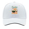 Sushi Crew Salmon Roll Soy Sauce Graphic Sandwich Baseball Cap Sun Cap Outdoor Workouts Hat