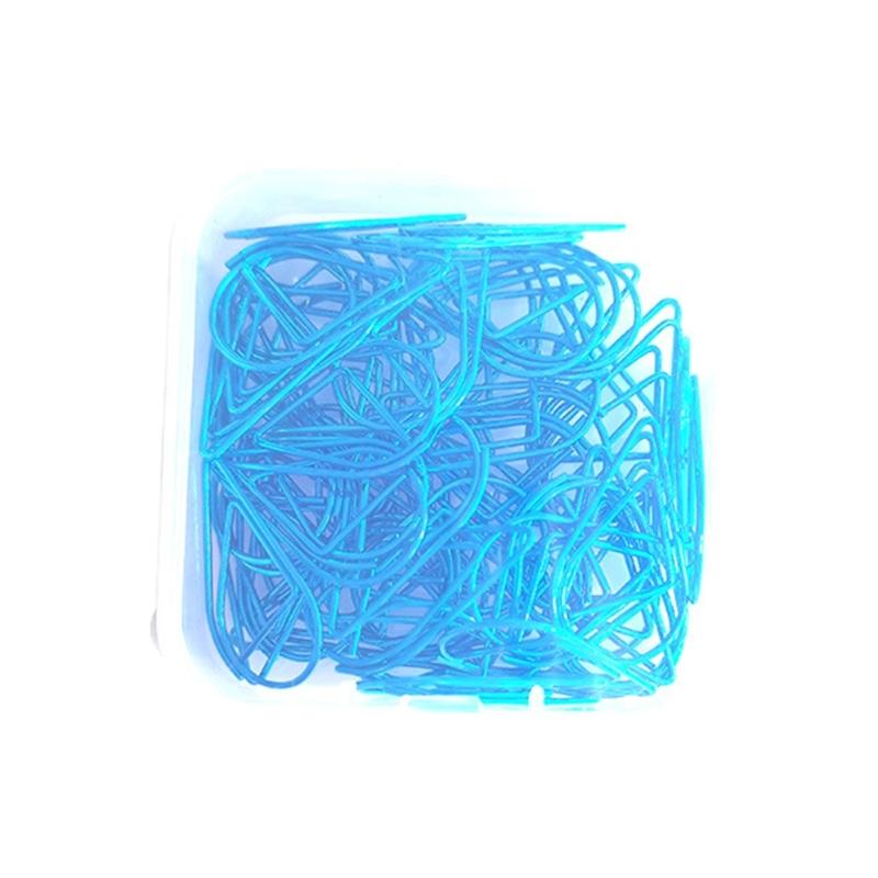 50 Pcs Decorative Paper Clips Teardrop Paper Clip Bookmarks Metal Paperclips Creative Planner Clips for Office
