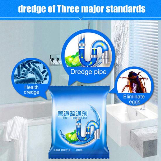 Dredge Agent Powerful Multipurpose 50g 50g Pipe Dredging Powder for Bathroom