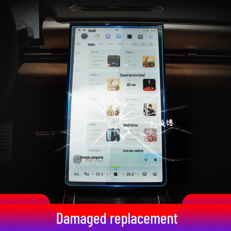Xiaopeng G3, P7+, P5, X9 Navigation and Instrument Tempered Film Protector