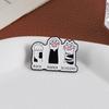 Rock Paper Scissors Cat Paw Enamel Pin Hand Game Funny Cat Foot Brooches Lapel Backpack Badge Fashion Jewelry Gift for Friends
