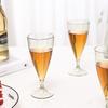 Reusable Plastic Champagne Flutes with Storage Bottle Portable Wine Glasses for Outdoor Camping And Gather