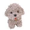 Plush Bichon Frise Dog Toy With Pp Cotton Filling For Kids And Collectors