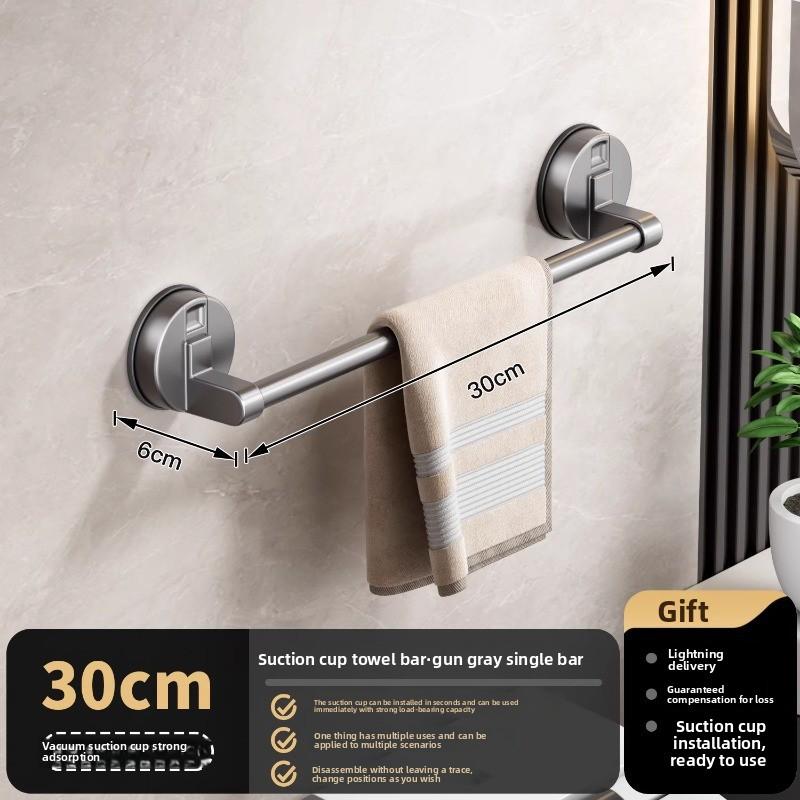 Bathroom Suction Cups Bathroom Towels Non-punching Wall-mounted Shelves