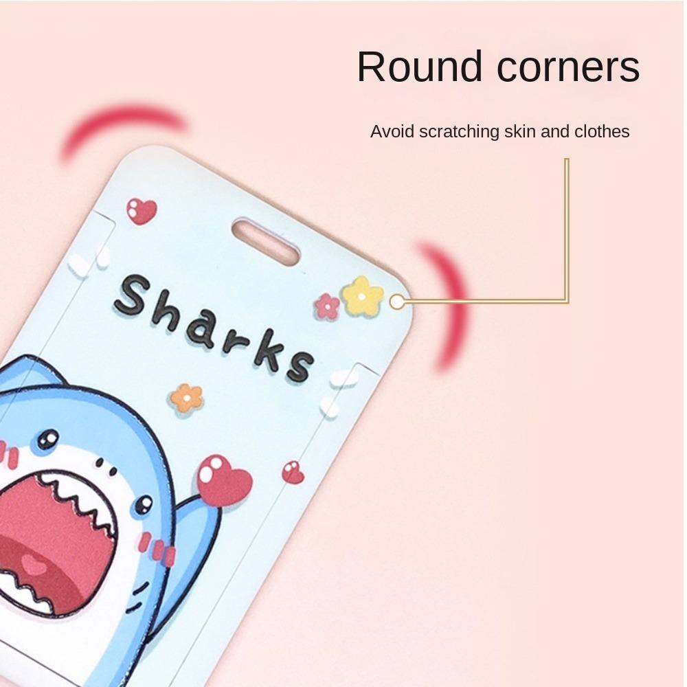 Roztomilý obal na karty dlouhé lanko ochranný obal držáky na ID karty pouzdro na karty studenti