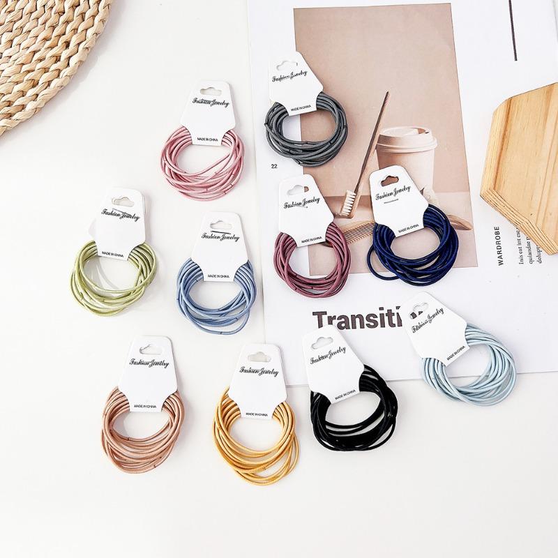 Candy-colored Hair Tie High Elasticity No Damage To Hair Hair TieHair Band Hair Band for Girls Headwear