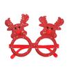 Weihnachten Niedlicher Stil Lustige Weihnachtsbrillen Cartoon Weihnachtsmann Weihnachtsbaum Elch Party Frohe Weihnachten Deko Geeignet für Partys