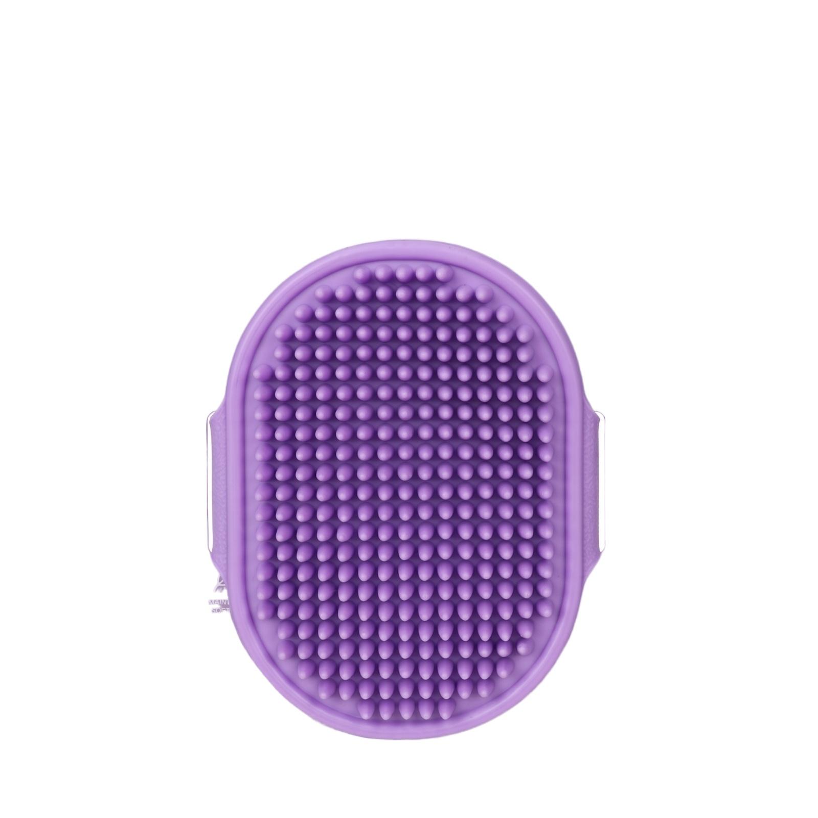 

Pet Bath Brush Silicone Grooming Scrubber Massage Brush for Dogs Cats Fur Cleaning and Shedding Control Durable Soft Bristles one size