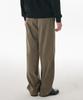 Musinsa Standard 14W Corduroy One-Pleat Wide Elastic Pants [Taupe Beige]