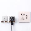 1pc Stainless Steel Power Plug Socket Jack Hook Rack  Holder Hanger  Glue