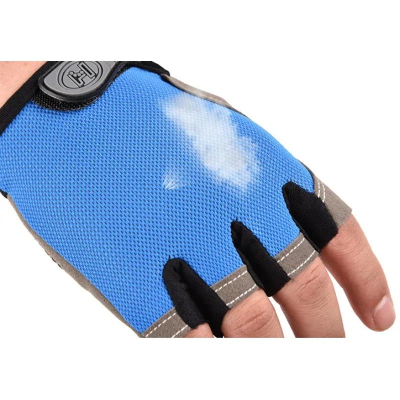 Fingerless Sports Fitness Gym Training Gloves for Men Women Cycling Gloves Motorcycle Mtb Anti-slip Gloves Bicycle Accessories