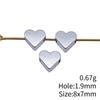 Heart Loose Beads For Valentine Bracelet Necklace DIY Vintage Jewelry Making Supplies For Charm