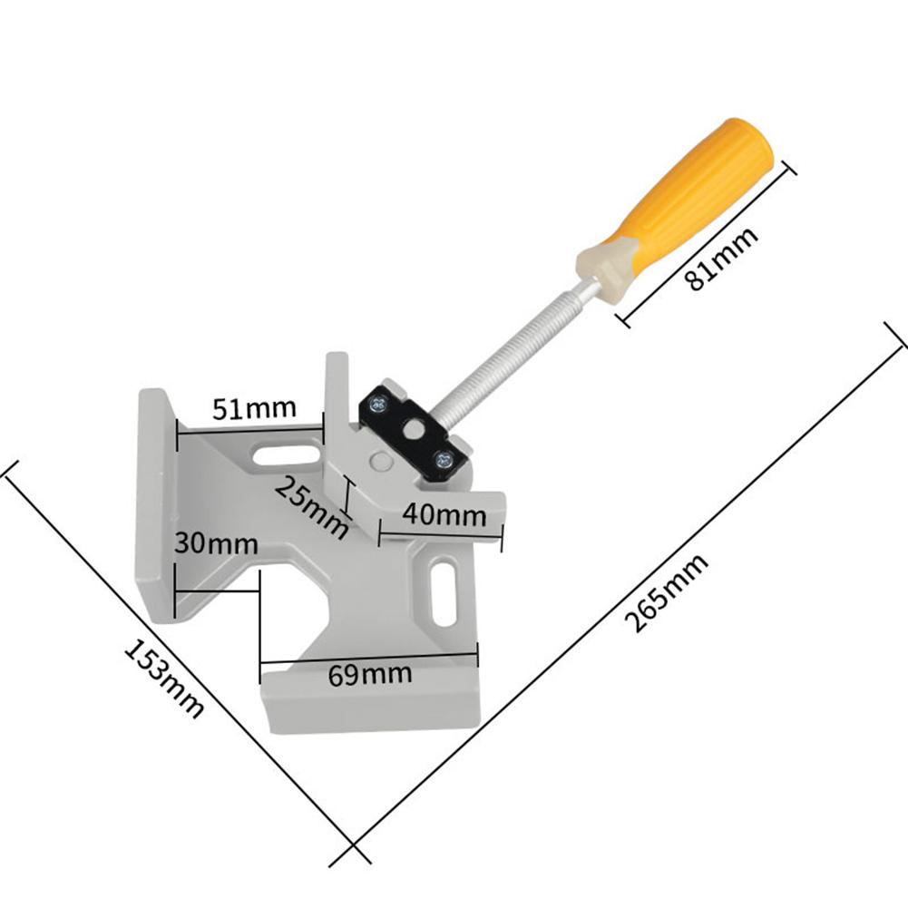 Corner Clamp Right Angle Woodworking Clamp Single Handle 90 Degree Clamps Photo Framing Clamps for Woodworking Photo Framing